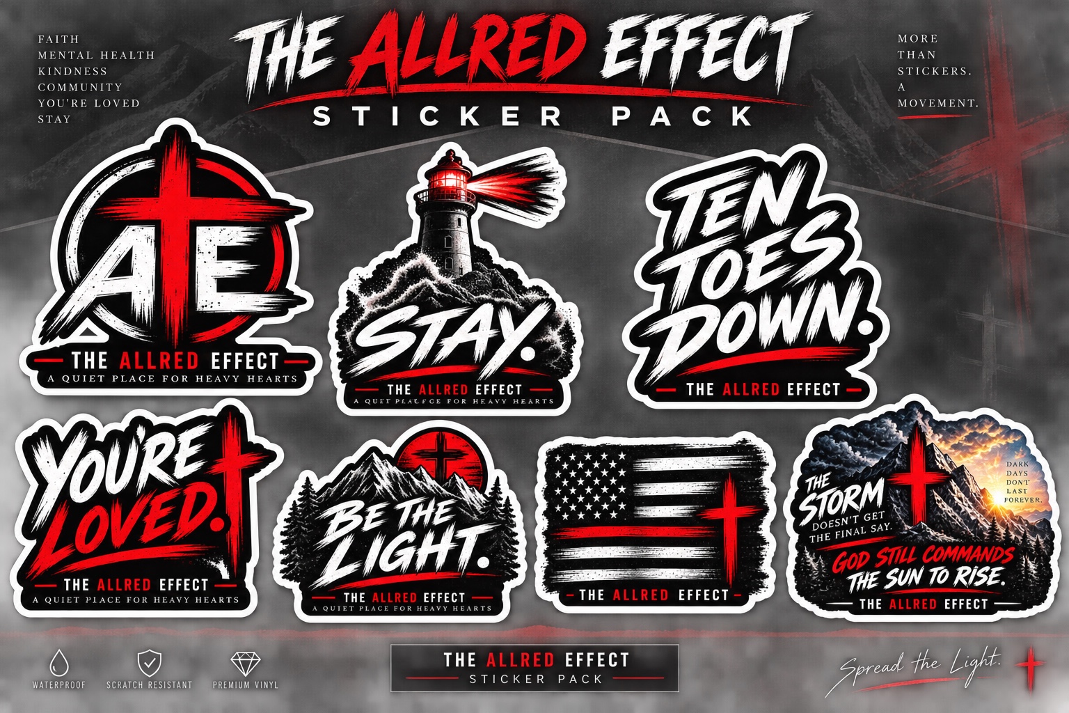 The Allred Effect Sticker Pack