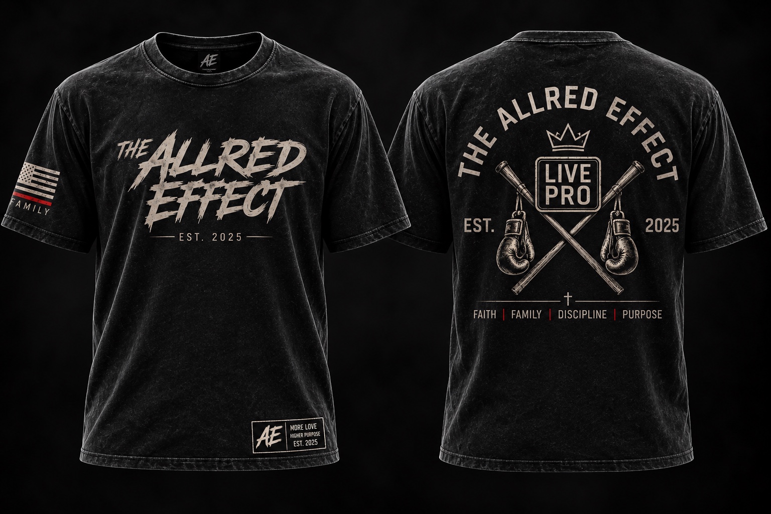 Live Pro Tee — Est. 2025
